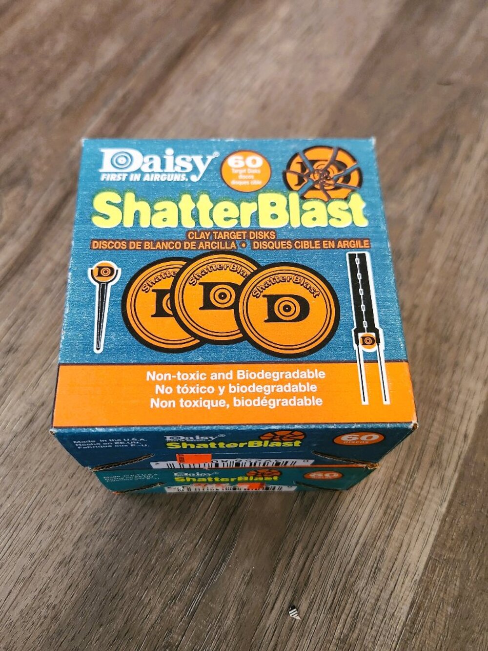 Daisy ShatterBlast 60-Pack of 2-inch Clay Target Disks